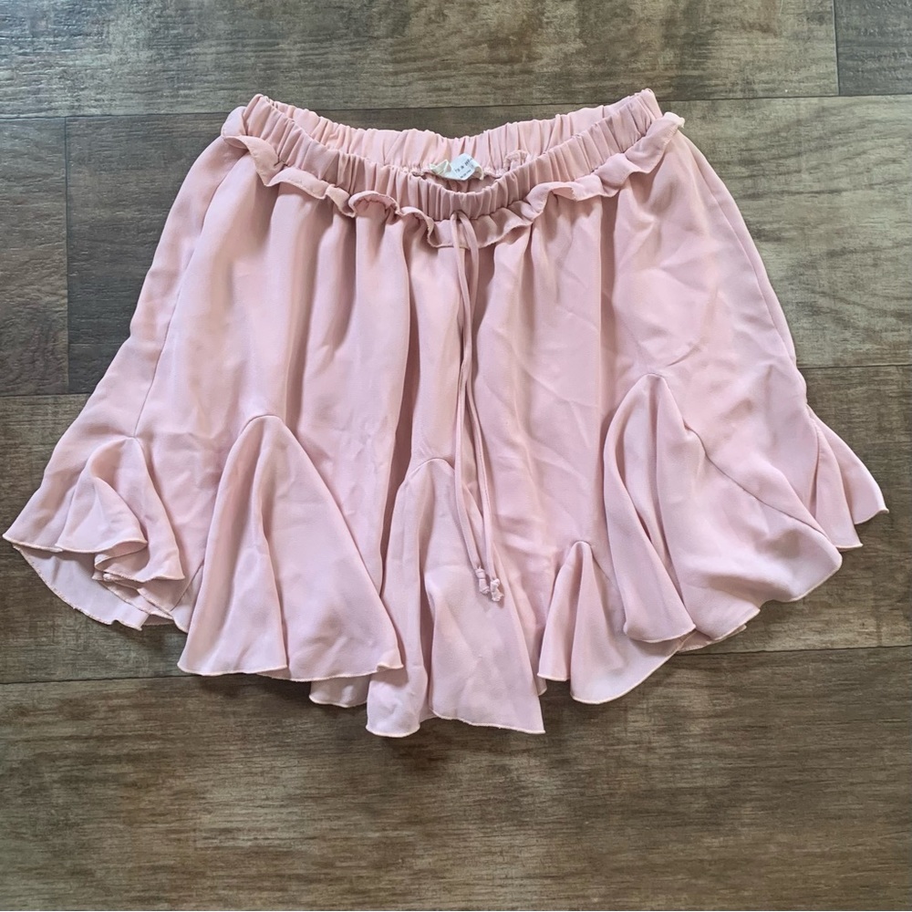 Saints & Hearts pink ruffle skort
